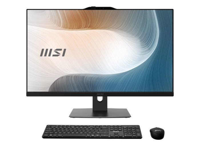 MSI Modern AM272P 1M-1427AT Intel Core 5 120U 68,6 cm (27") 1920 x 1080 px All-in-One PC 16 GB DDR5-SDRAM 512 GB SSD Windows 11 Pro Wi-Fi 6E (802.11ax) Czarny