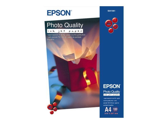 EPSON C13S041061 Papier Epson photo Quality Ink Jet 105g A4 100ark