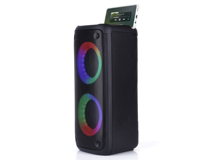 Głośnik FUNBOX BT MT3181 Bluetooth 5.0/TWS/MP3/MicroSD/USB/AUX/Equalizer/Jack 6.3/RGB/USB-C/ RMS 40W/PMPO 1000W