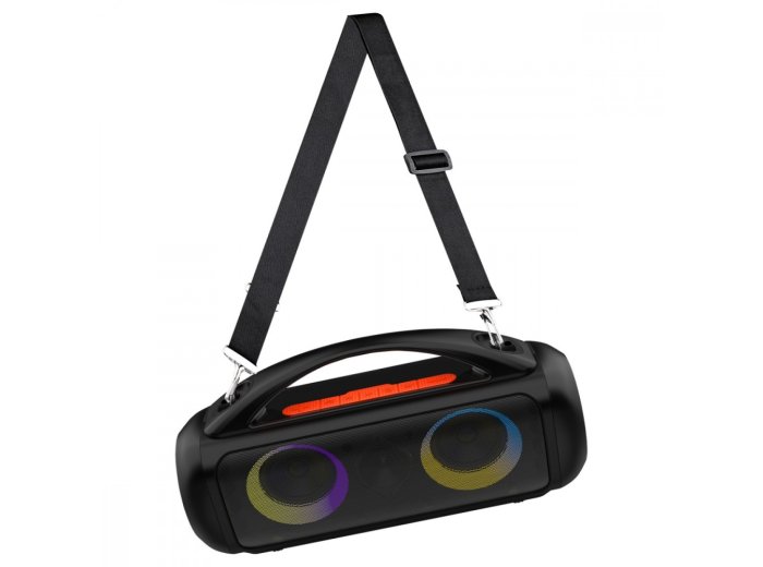 Głośnik POWER AUDIO PRO MT3184 Karaoke/Bluetooth 5.3/TWS/MP3/MicroSD/USB/Jack 6.3/AUX/Equalizer/USB-C/IPX5/RGB/16h/RMS 60W/PMPO 1200W