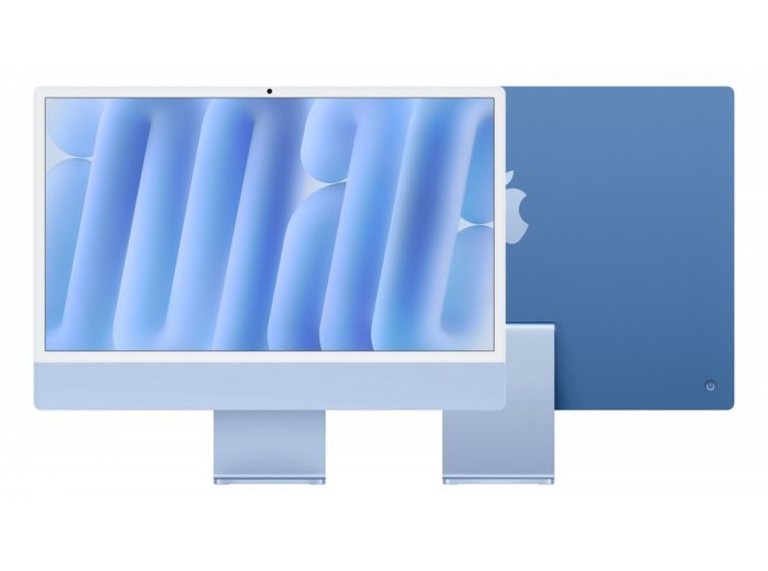 iMac 24 cale: M4 10/10, 16GB, 512GB SSD - Niebieski