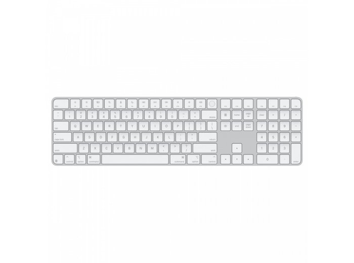 Klawiatura Magic Keyboard z Touch ID i polem numerycznym dla modeli Maca z czipem Apple - angielski (USA) - białe klawisze