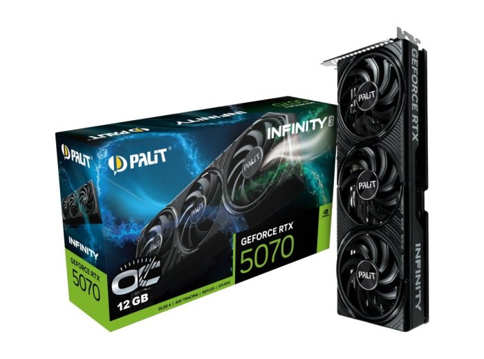 Karta graficzna GeForce RTX 5070 INFINITY 3 OC 12GB GDDR7 192bit