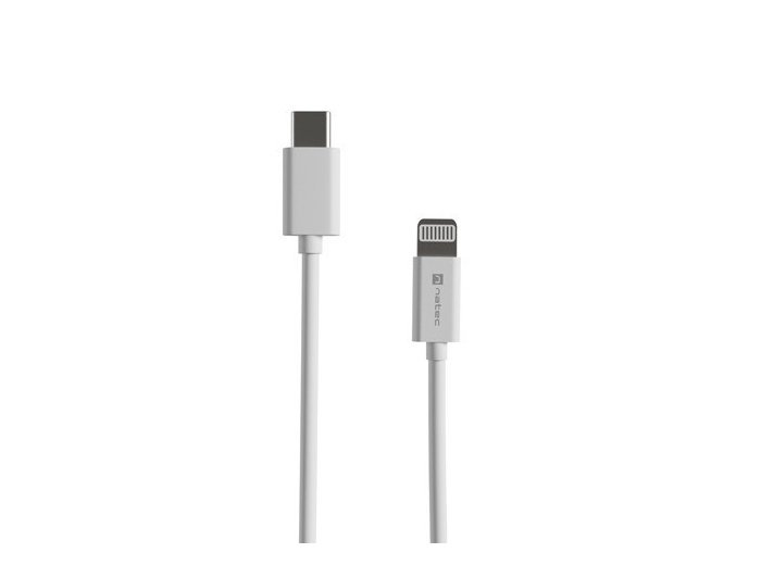 Kabel Lightning (M)->USB-C(M) 2m MFI Prati Biały