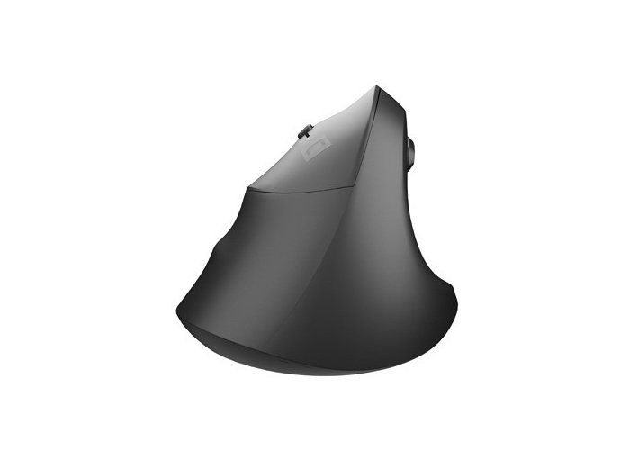 Mysz bezprzewodowa wertykalna Crake 2 2400 DPI Bluetooth 5.2 + 2.4GHz dla leworęcznych Czarna