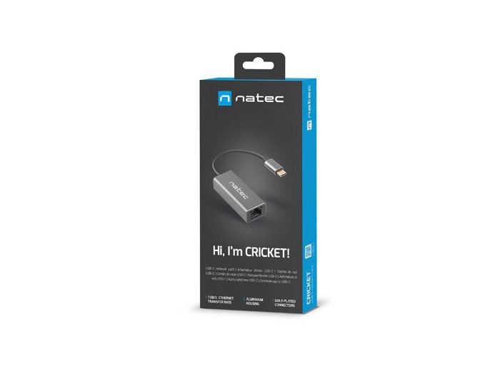 Karta sieciowa Cricket USB-C 3.1 - RJ-45 1Gb na kablu