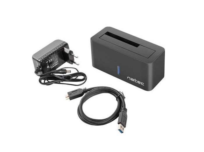 Stacja dokująca HDD Kangaroo SATA 2.5''+3.5'' USB 3.0 + zasilacz