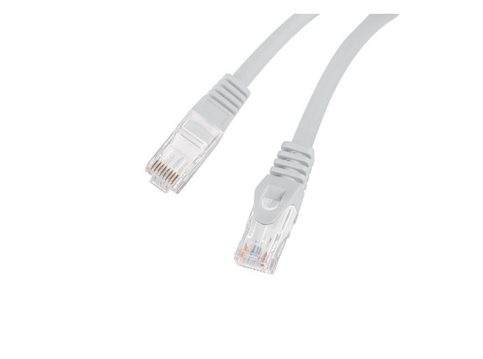 Patchcord kat.6 UTP LSZH CU 5m szary fluke passed