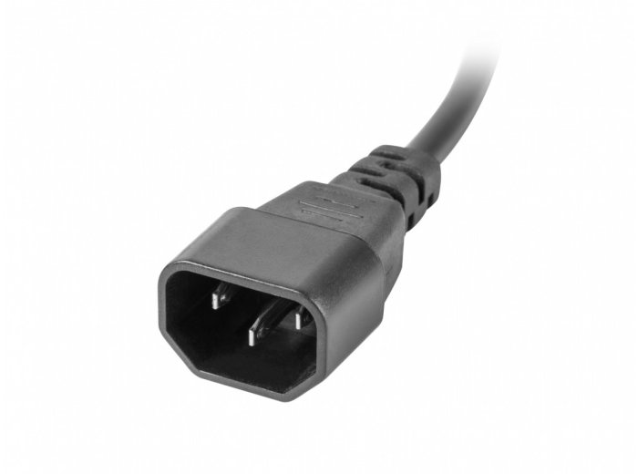 Listwa zasilająca Rack PDU 10 cali 1U 3x Schuko 2m 10A czarna C14