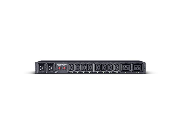 ATS PDU44005 Rack1U,16A, 2xC20, 12 xC13, 2xC19, SNMP