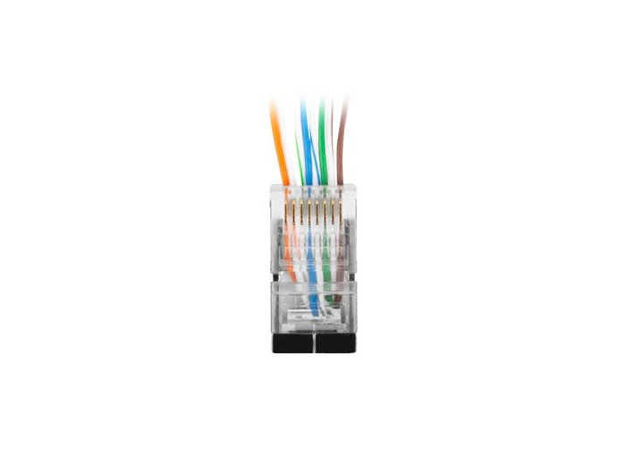 Wtyk sieciowy RJ45 PLS-6000EZ KAT. 6 FTP (100 sztuk)