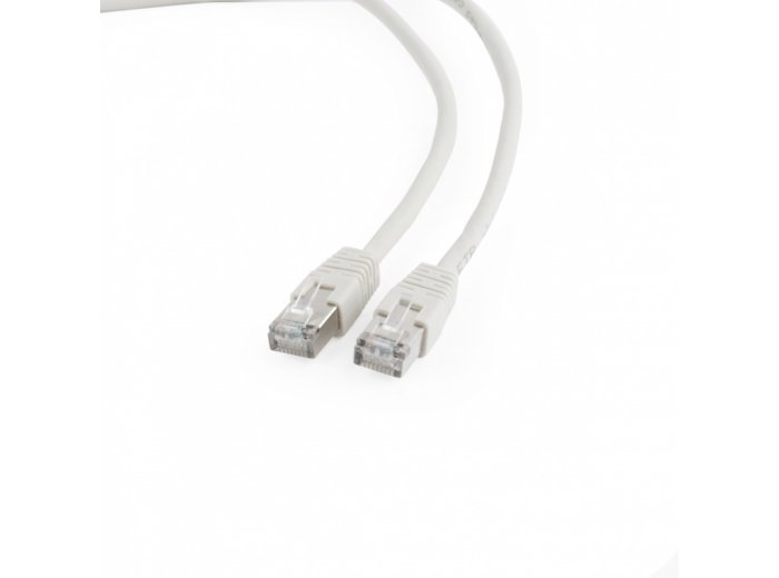 Patch cord ekranowany FTP kat.6 osłonka zal. 3M szary