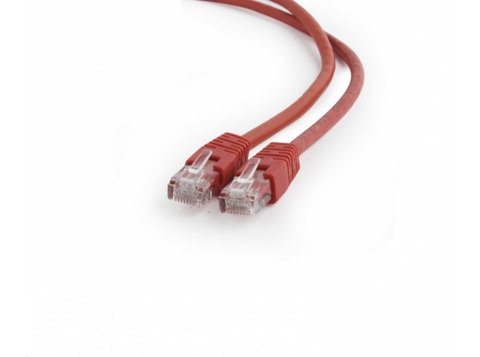 Patch cord Kat.6 UTP 1m czerwony