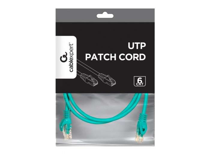 Patch cord Kat.6 UTP 2m zielony