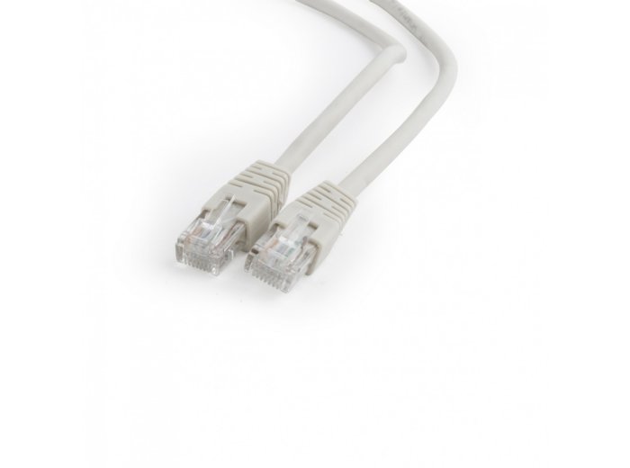 Patch cord kat.6 miedź UTP 15m szary