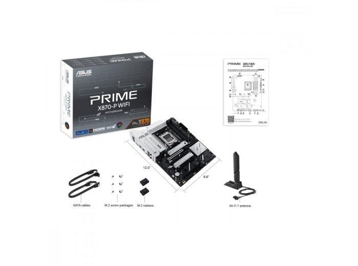 Płyta główna PRIME X870-P WIFI AM5 4 DDR5 HDMI/USB-C