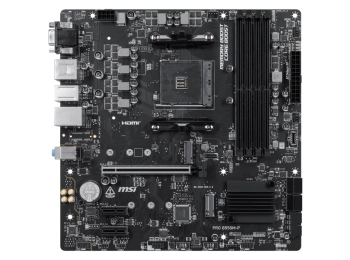 Płyta główna PRO B550M-P AM4 4DDR4 mATX