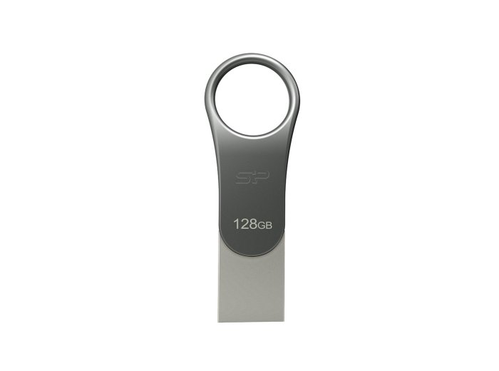 Silicon Power Mobile C80 pamięć USB 128 GB USB Type-A / USB Type-C 3.0 (3.1 Gen 1) Tytan