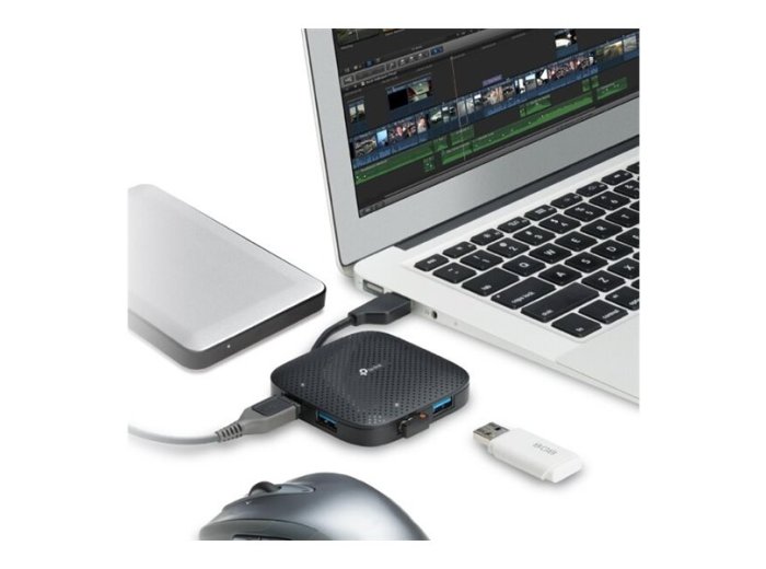 Hub TP-LINK UH400 (4x USB 3.0; kolor czarny)