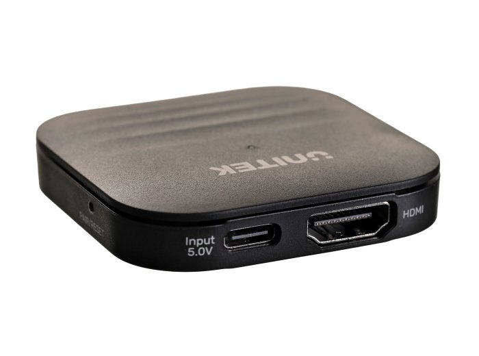 UNITEK BEZPRZEWODOWY NADAJNIK HDMI DO 50M, USB-C, CZARNY