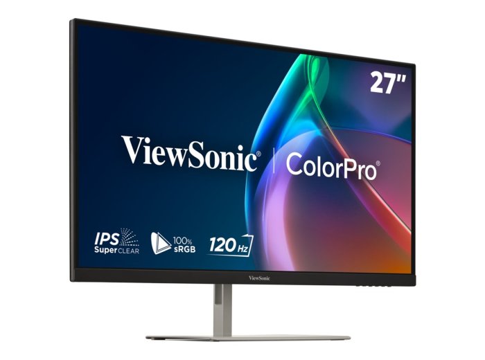 Viewsonic VP Series VP2766-2K monitor komputerowy 68,6 cm (27") 2560 x 1440 px Quad HD LED Srebrny, Czarny