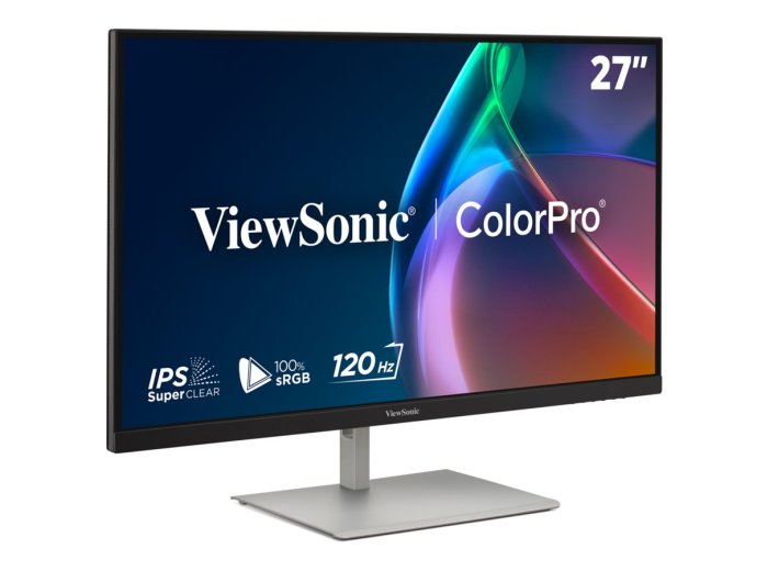 Viewsonic VP Series VP2766-2K monitor komputerowy 68,6 cm (27") 2560 x 1440 px Quad HD LED Srebrny, Czarny