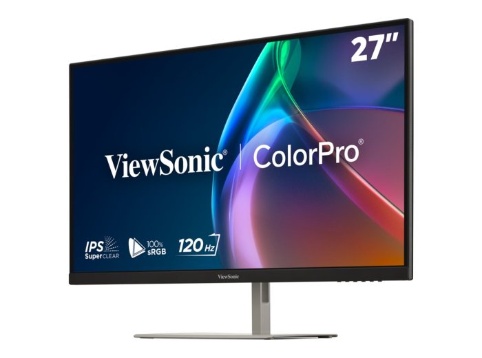 Viewsonic VP Series VP2766-2K monitor komputerowy 68,6 cm (27") 2560 x 1440 px Quad HD LED Srebrny, Czarny