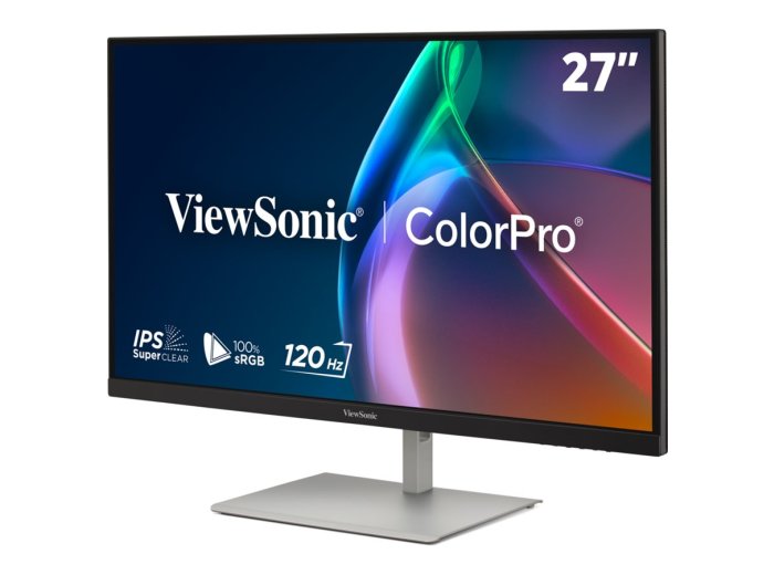 Viewsonic VP Series VP2766-2K monitor komputerowy 68,6 cm (27") 2560 x 1440 px Quad HD LED Srebrny, Czarny