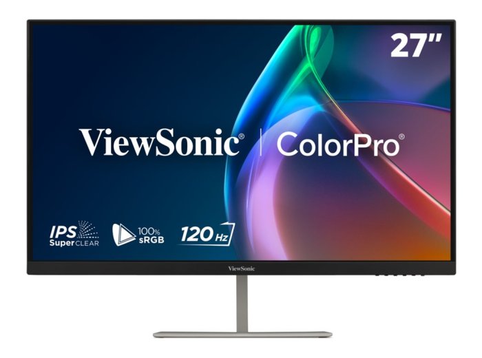 Viewsonic VP Series VP2766-2K monitor komputerowy 68,6 cm (27") 2560 x 1440 px Quad HD LED Srebrny, Czarny