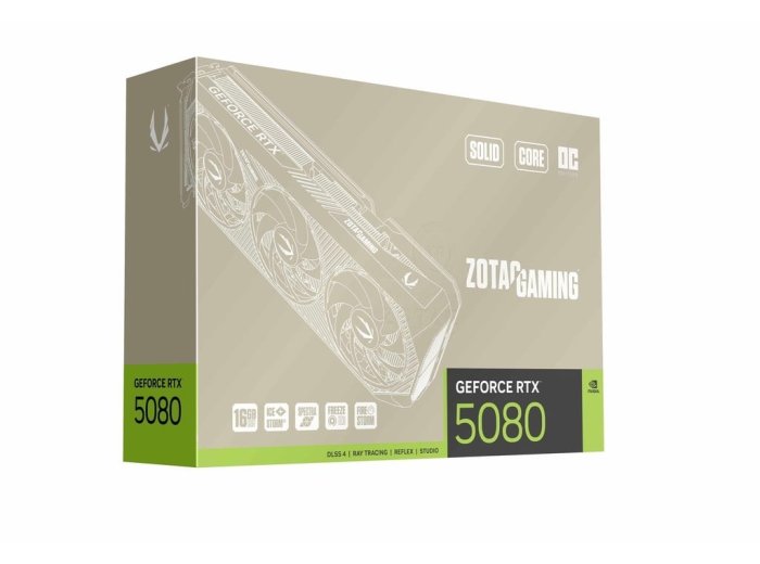 Karta graficzna ZOTAC GAMING GeForce RTX 5080 SOLID Core OC 20th Anniversary Edition