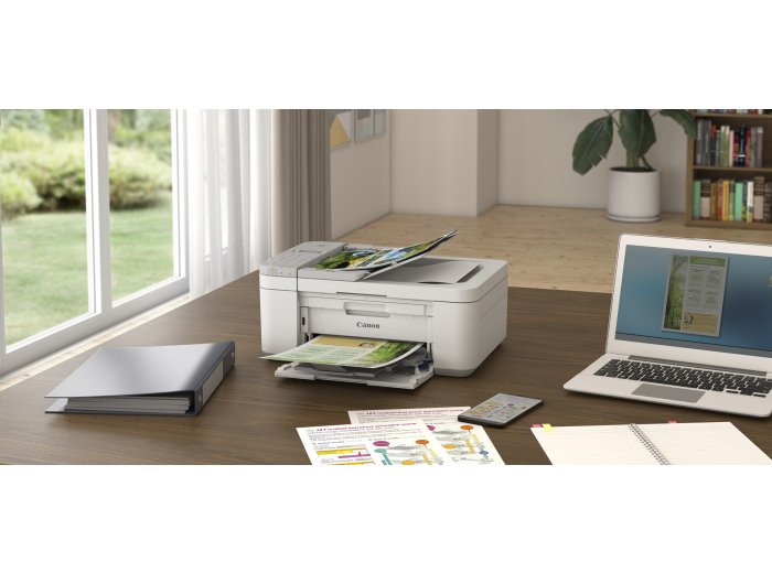 Canon PIXMA TR4756i | Druk atramentowy | Kolor | Drukarka wielofunkcyjna | A4/Prawo | Sieć Wi-Fi | Biały