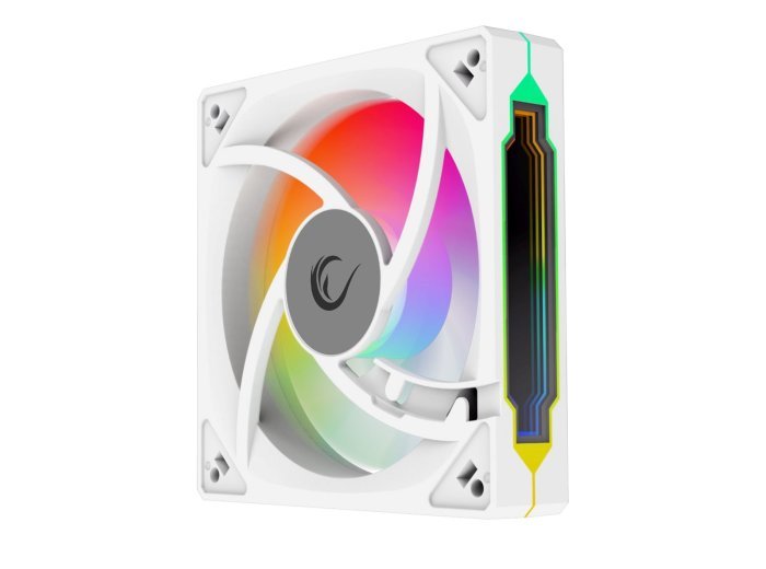 RAMPAGE WENTYLATOR DO OBUDOWY 120MM 1800RPM INFINITE LOOP ARGB WHITE PWM