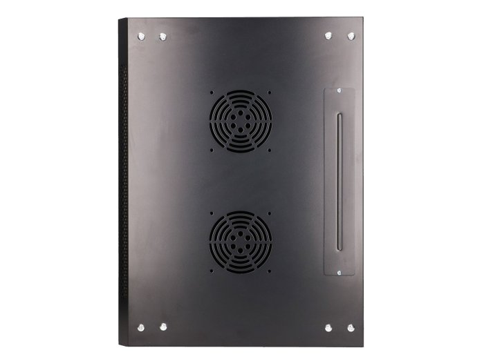 Extralink Szafa rack 12U 600x450 Czarna montowana na ścianie