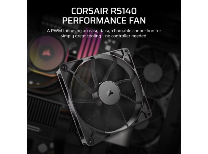 Wentylator RS140 140mm Fan Single Pack
