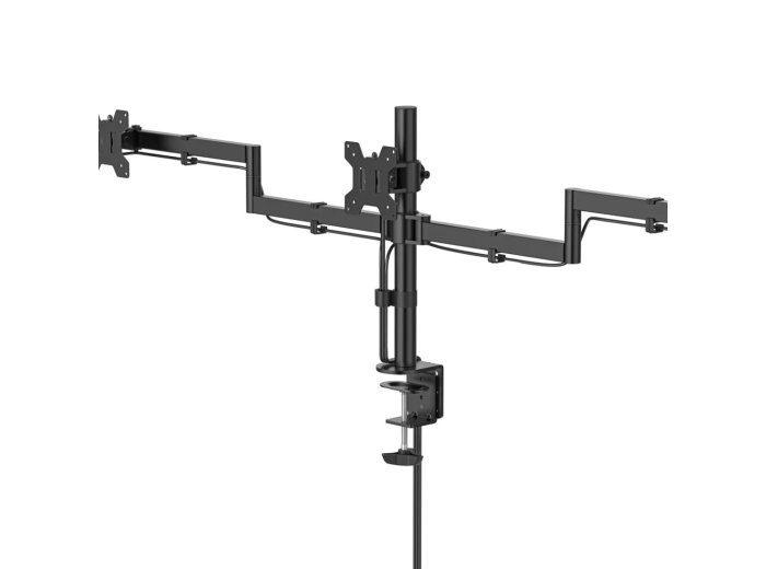 Hama 00220899 uchwyt / stojak do monitorów 68,6 cm (27") Biurko Czarny