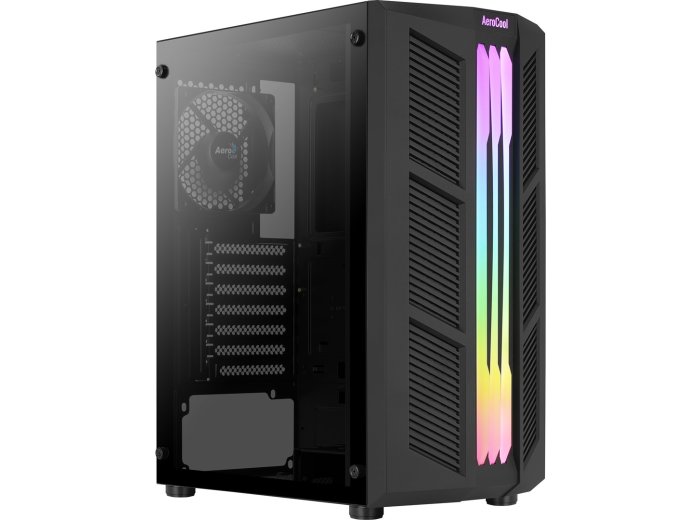 OBUDOWA AEROCOOL PGS PRIME-G-BK-v1 RGB czarna