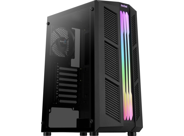 OBUDOWA AEROCOOL PGS PRIME-G-BK-v1 RGB czarna