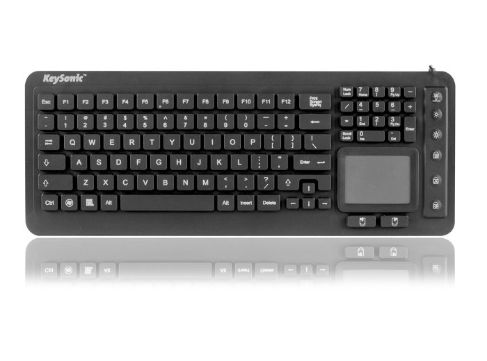 KeySonic KSK-6231 INEL (US) klawiatura Przemysłowy USB QWERTY US English Czarny