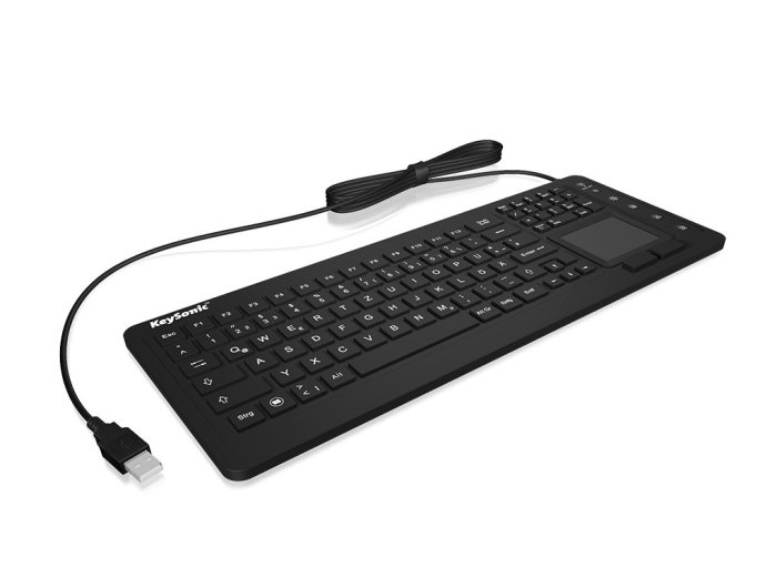 KeySonic KSK-6231 INEL (US) klawiatura Przemysłowy USB QWERTY US English Czarny