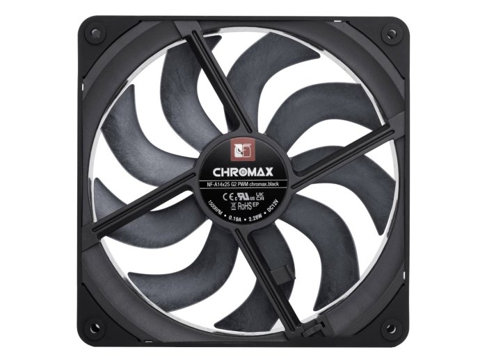 Wentylator NOCTUA 140mm NF-A14x25 G2 PWM chromax black