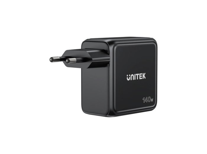 UNITEK ŁADOWARKA GAN Z WYŚWIETLACZEM 140W 3XUSB-C