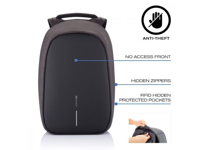 Plecak antykradzieżowy BOBBY HERO XL BLACK
