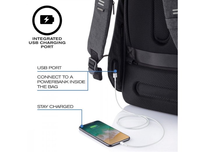 Plecak antykradzieżowy BOBBY HERO XL BLACK