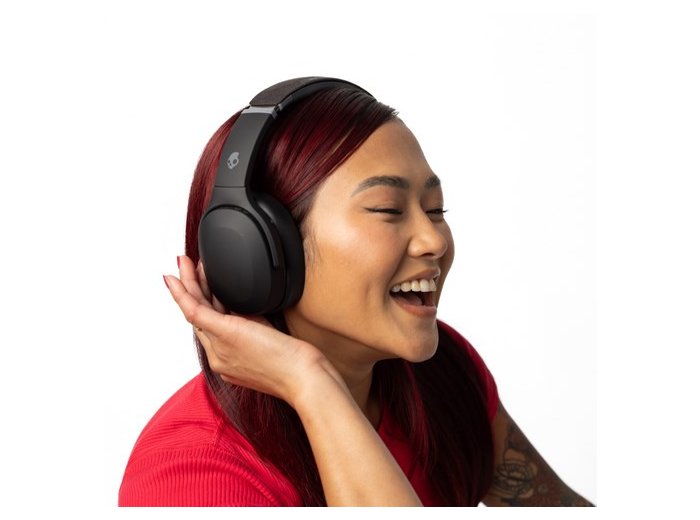 Słuchawki bezprzewodowe nauszne SKULLCANDY Crusher Evo Wireless True Black (OUTLET)
