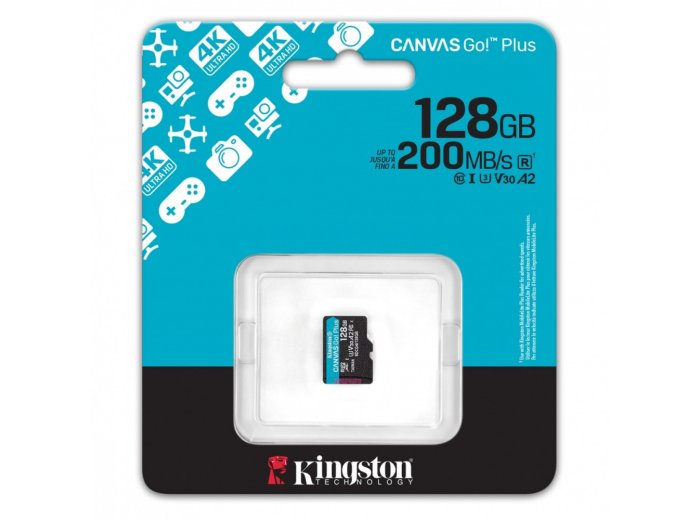 Karta pamięci microSD 128GB Canvas Go! Plus 200MB/s A2 U3 V30