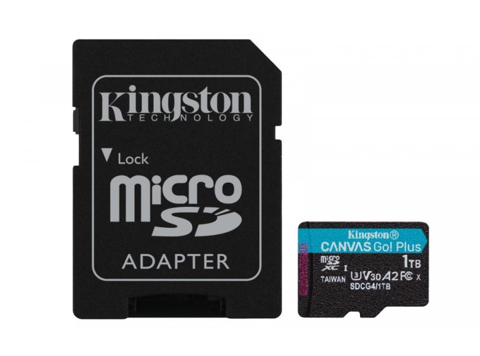 Karta microSD 1TB CanvasGo! Plus 200MB/s A2 U3 V30 + adapter