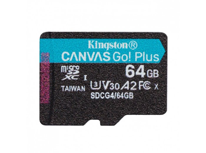 Karta pamięci microSD 64GB Canvas Go! Plus 200MB/s A2 U3 V30