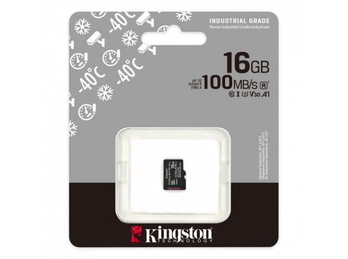Karta microSD 16GB CL10 UHS-I Industrial bez adaptera