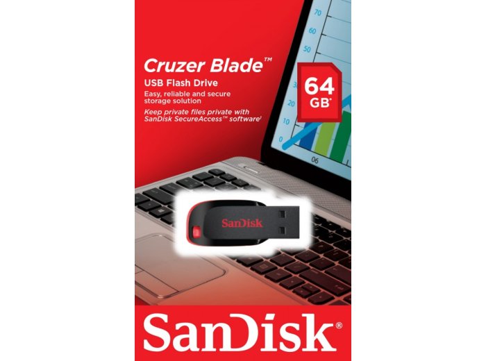 Cruzer Blade USB Flash Drive 64GB