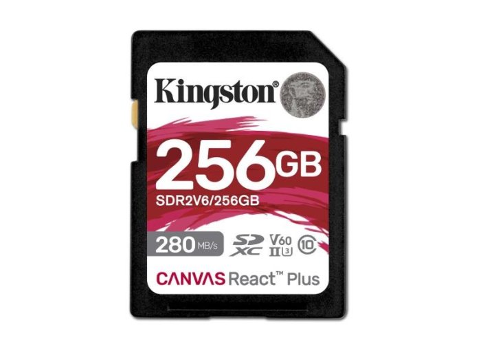 Karta pamięci SD 256GB React Plus 280/150/MB/s U3 V60